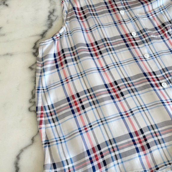 Equipment Plaid Button Down Tank - Picture 5 of 13